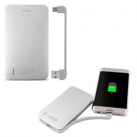 Puro Powerbank Fast Charging 8100mAh + Cavo Micro Usb Silver