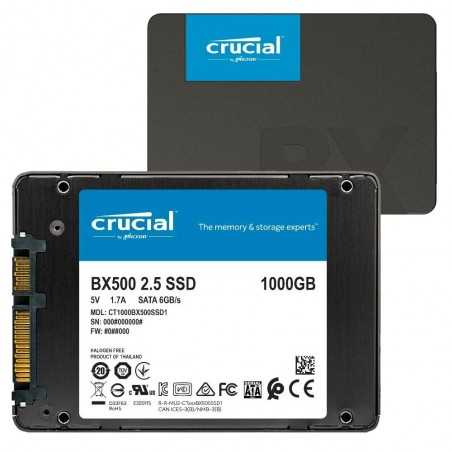 Crucial SSD Interno BX500 2,5" 1TB fino a 540 MB/s Stato Solido