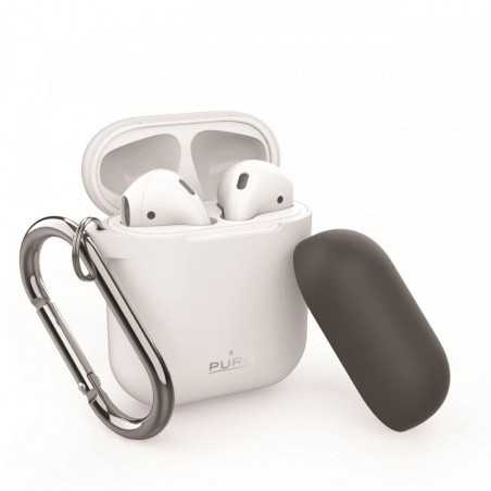 Puro Silicon Case for Airpods With Carabiner