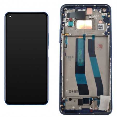 Xiaomi SERVICE PACK Display LCD ORIGINALE + Frame Per Mi 11 Lite 5G / MI 11 LITE 4G / 11 LITE 5G NE | Blu 