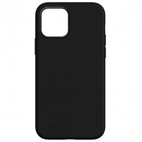 ROVI COLOUR Cover Morbida in Silicone Custodia Soft Touch Per iPhone 15 PLUS Nero