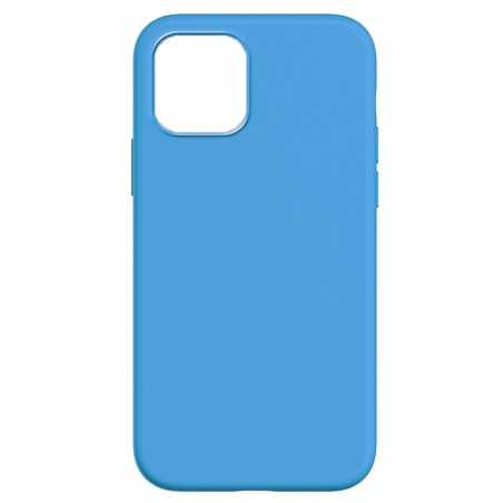 ROVI COLOUR Cover Morbida in Silicone Custodia Soft Touch Per iPhone 15 PLUS Dusty Blue