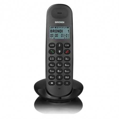 Brondi LOTUS Telefono Cordless Vivavoce Eco Dect Sveglia 