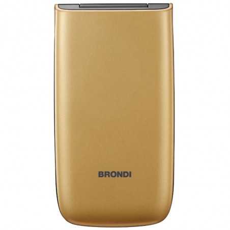 Brondi MAGNUM 4 Cellulare GSM QUADRI band Maxi Display Dual Sim Fotocamera | Gold