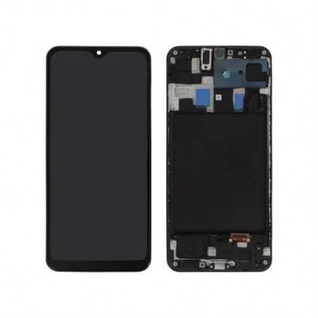 Display LCD OLED + Frame Per Samsung Galaxy A20 SM-A205