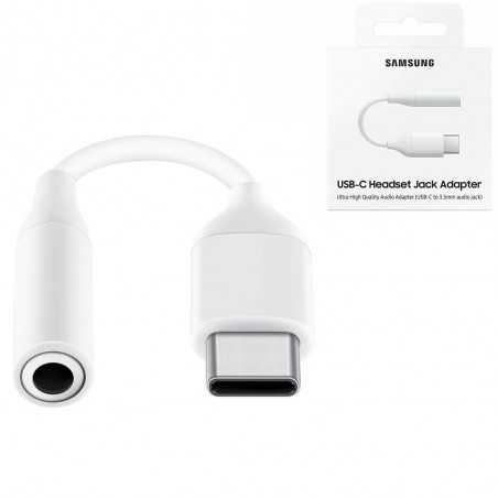 Samsung Adattatore USB Type-C a Connettore Jack 3.5mm EE-UC10JUW Bianco