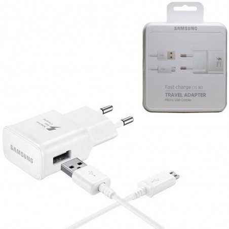 Samsung Travel Adapter EP-TA20EWEU Fast Charging + Micro Usb 15W | Bianco