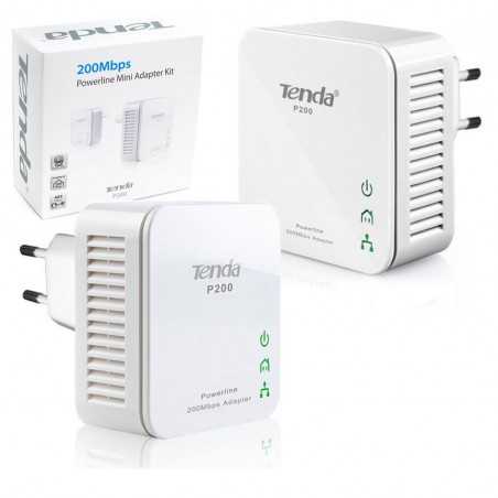 Tenda 300Mbps AV200 Wi-Fi Powerline Extender Starter Kit