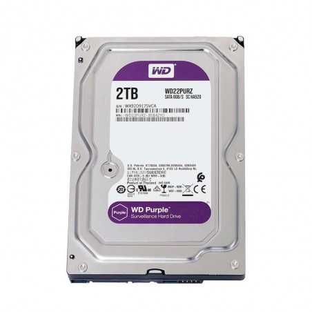 Western Digital WD Purple Surveillance Hard Disk 3.5" 2TB SATA 3 256MB | WD22PURZ