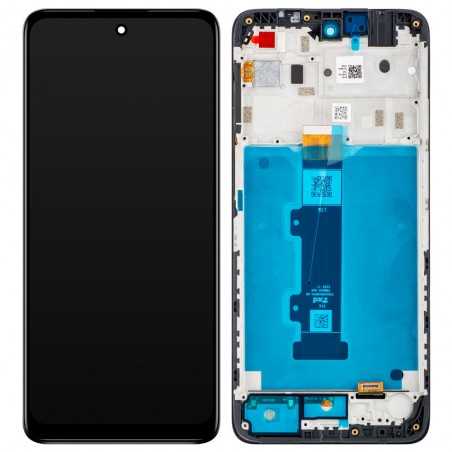 Motorola SERVICE PACK Display LCD ORIGINALE + Frame Per Moto E32s / E22s 