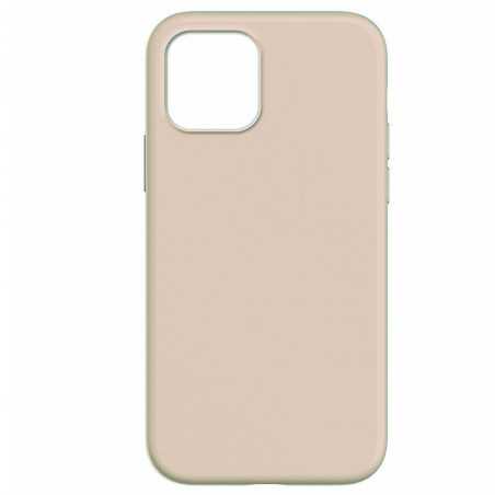 ROVI COLOUR Cover Morbida in Silicone Custodia Soft Touch Per iPhone 15 Rosa Antico