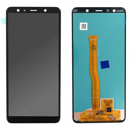 Samsung SERVICE PACK Display LCD ORIGINALE Per Galaxy A750 A7 2018 | Nero