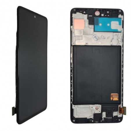 Display LCD OLED + Frame Per Samsung Galaxy A51 SM-A515