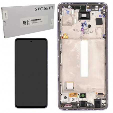 Samsung Service Pack Display LCD + Frame Per Galaxy A52s 5G SM-A528B | Violet