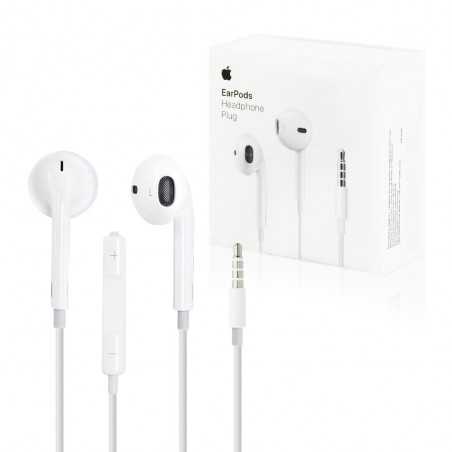 Apple Auricolari EarPods MNHF2ZM/A con telecomando e microfono (Connettore Jack 3.5")