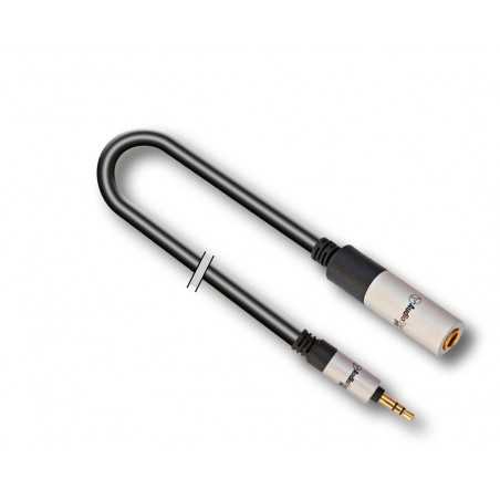 AUDIODESIGN PRO Cavo Adattatore X-PRO da 1 Jack 3,5 Stereo a 1 Socket 3,5 F Stereo da 2 mt