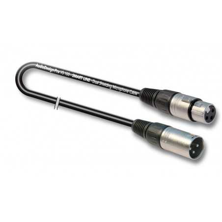 AUDIODESIGN PRO Cavo Microfonico SMART Line XLR Femmina - XLR Maschio Per Microfono da 5 Metri