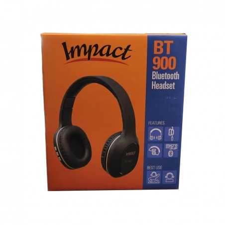 AUDIODESIGN PRO IMPACT BT 900 Cuffia Bluetooth con lettore Micro SD e cavo