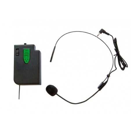 AUDIODESIGN PRO Microfono ad archetto e trasmettitore a Body Pack per diffusori Linea M2 W/L - 660 Mhz