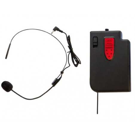 AUDIODESIGN PRO Microfono ad archetto e trasmettitore a Body Pack per diffusori Linea M2 W/L - 677 Mhz