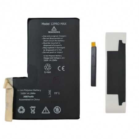 Replacement Battery Swap for Apple iPhone 12 Pro Max A2342 A2410 A2412 A2411 | (no Flex) - 3687mAh