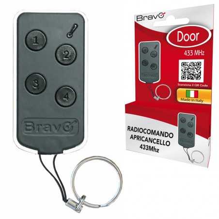 Bravo DOORX Telecomando Universale Programmabile Radiocomando Apricancello 433Mhz