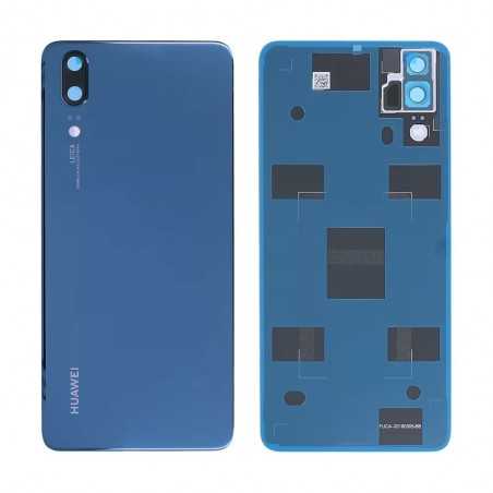 Huawei Back Cover Originale Service Pack con Camera Frame per P20 EML-L09C | EML-L29C | Blue