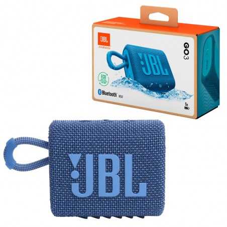 JBL GO 3 Eco Speaker Bluetooth Cassa Portatile Waterproof e Dustproof IP67 | Blu