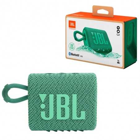 JBL GO 3 Eco Speaker Bluetooth Cassa Portatile Waterproof e Dustproof IP67 | Verde