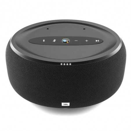 JBL LINK300 Portable Waterproof Speaker with Integrated Google Assistant and Black Bluetooth Connectivity