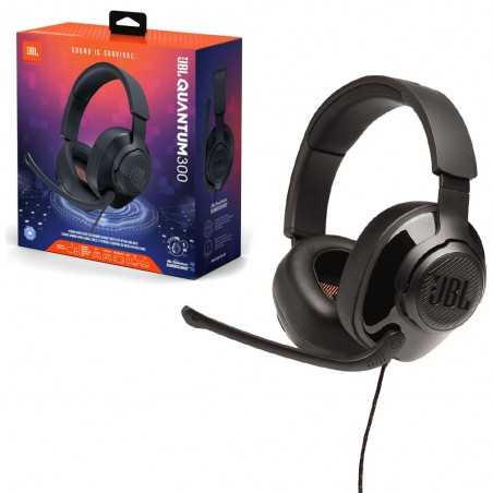 JBL QUANTUM 300 Over-Ear Gaming Headphone With Quantum Surround Wire Black