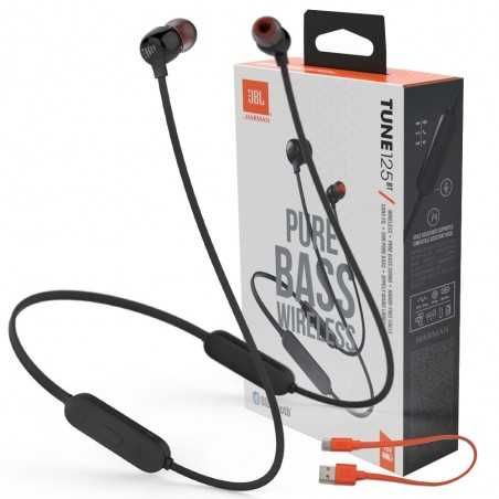 JBL Tune 125 T125BT Cuffie Auricolari Wireless Bluetooth in-Ear | Nero 