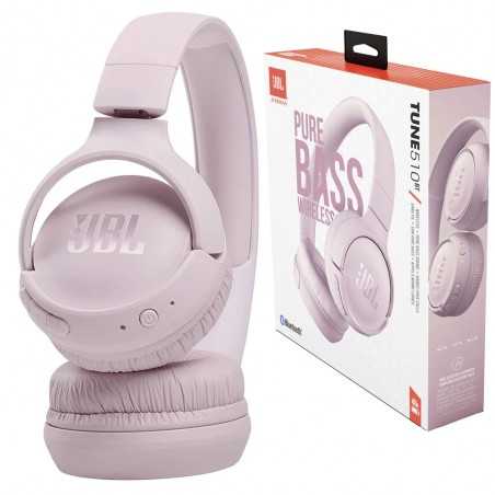 JBL TUNE 510 T510 Cuffie On-Ear Bluetooth Comandi e microfono sul padiglione | Pink