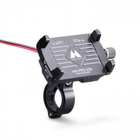 MIDLAND MH-PRO USB Motorcycle Mount for Smartphone with Charger included