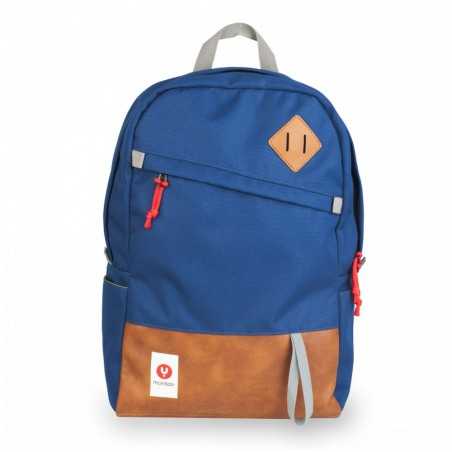 MONRAY ZAINO NOTEBOOK SNIPE 15.6'' BLUE & PELLE SINTETICA