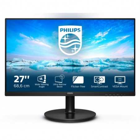 Philips Monitor 271V8LA FHD da 27" AdaptiveSync (1920 x 1080) 75 Hz, VGA, HDMI | Nero