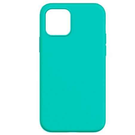 ROVI COLOUR Cover Morbida in Silicone Custodia Soft Touch Per iPhone 15 Aqua