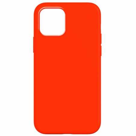 ROVI COLOUR Cover Morbida in Silicone Custodia Soft Touch Per iPhone 15 Arancione