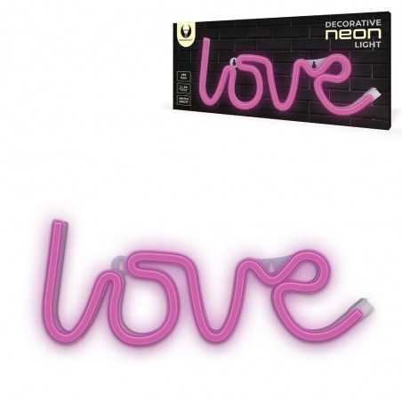 ROVI Forever Light Lampada Neon Luce Led Decorativo USB PLUG Switch On-Off | Love