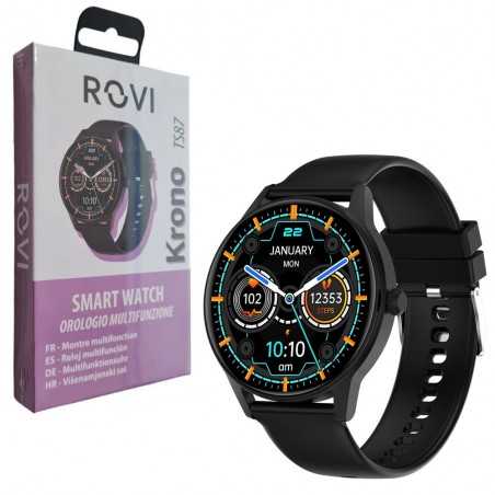 ROVI Krono TS87 Smartwatch Orologio Multifunzione 1,39" Black