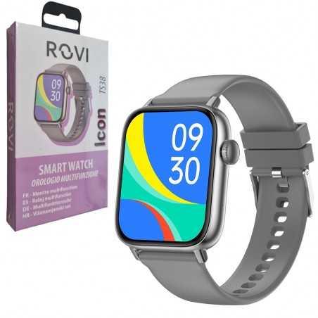 ROVI Smartwatch Hora TS85 Multifunzione 1,98" Silver