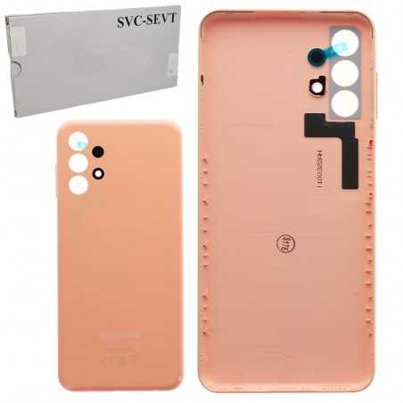 Samsung Back Cover Originale Service Pack con Camera Frame per Galaxy A13 SM-A135 A137 | Peach