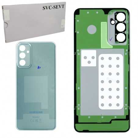 Samsung Back Cover Originale Service Pack con Camera Frame per Galaxy M23 SM-M236 | Light Blue