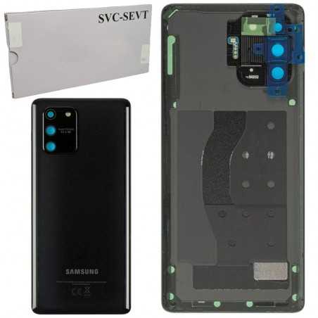 Samsung Back Cover Originale Service Pack con Camera Frame per Galaxy S10 Lite SM-G770 | Nero