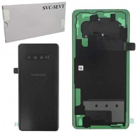 Samsung Back Cover Originale Service Pack con Camera Frame per Galaxy S10 Plus SM-G975 | Nero