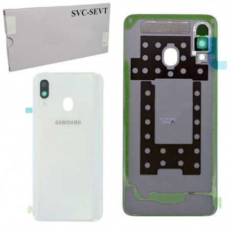 Samsung Back Cover Originale Service Pack per Galaxy A40 SM-A405F | Bianco