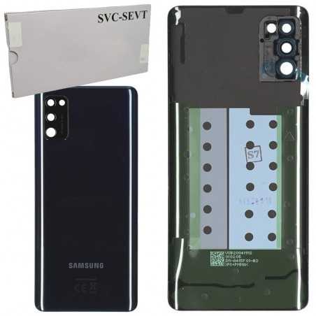 Samsung Back Cover Originale Service Pack per Galaxy A41 SM-A415F | Nero