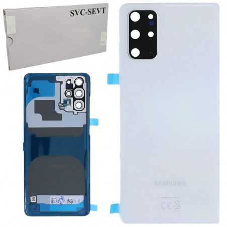 Samsung Back Cover Originale Service Pack per Galaxy S20 Plus 4G G985 / S20 PLUS 5G G986 | Bianco
