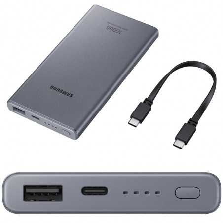 Samsung Batteria Portatile 25W 10000maH Power bank Super Fast Charging USB-A USB-C | Gray