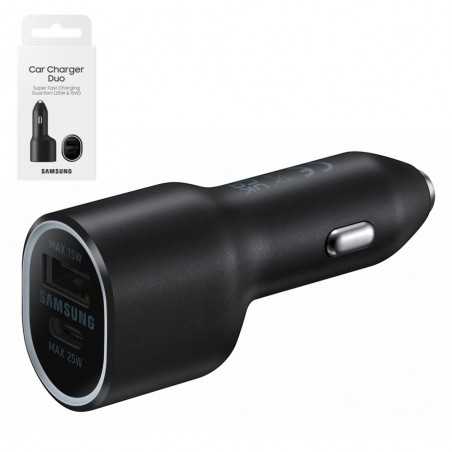 Samsung Caricabatteria da Auto Super Fast Charging Dual Port (25w e 15W) 